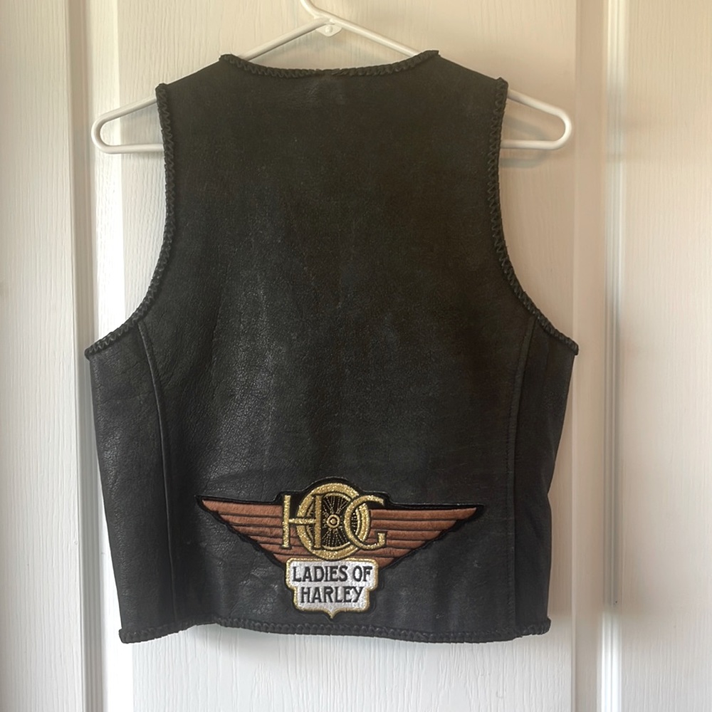 XS Harley Davidson Leather Vest